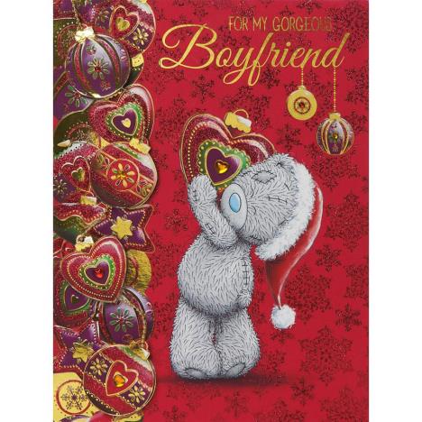 Boyfriend Me to You Bear Handmade Boxed Christmas Card Extra Image 1